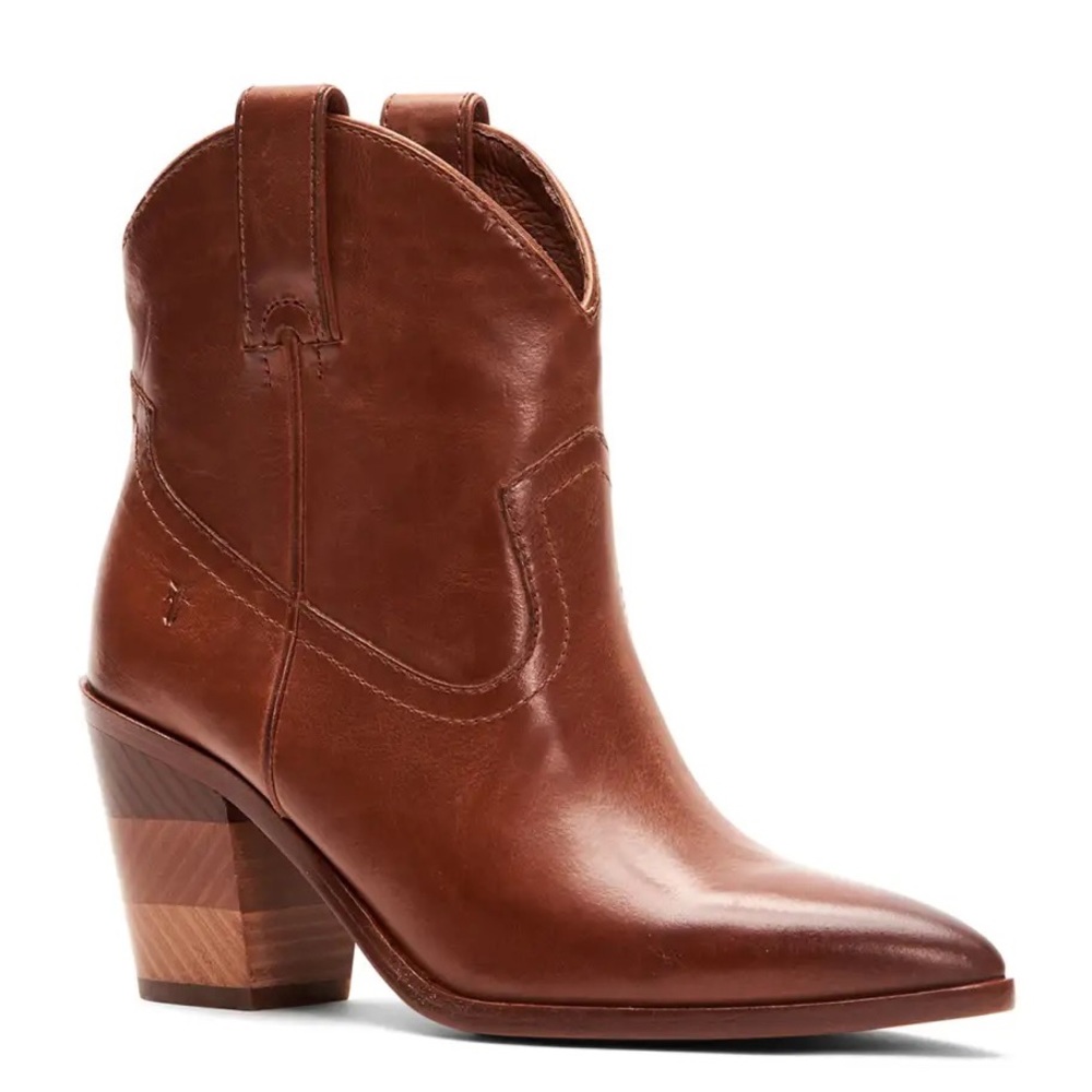 Frye Faye Chevron short booties